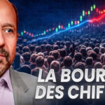 Investisseur consultant une plateforme de bourse en ligne sur un écran d'ordinateur