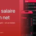 Fiche de paie montrant la conversion d'un salaire de 2800 euros brut en net